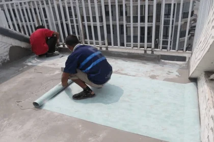 Thi công Vải địa kỹ thuật chống thấm Polytiles