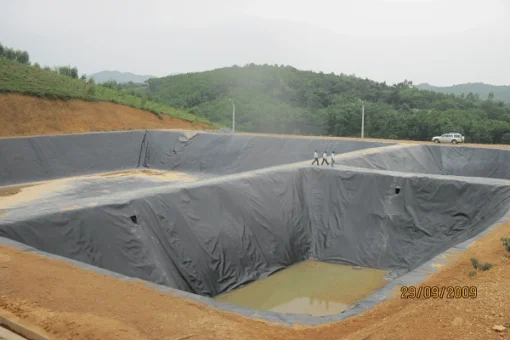 HDPE bãi rác 4 Màng chống thấm HDPE