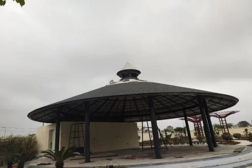 Thi công ngói bitum