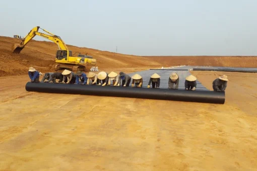 HDPE indecom Cách trải màng chống thấm HDPE