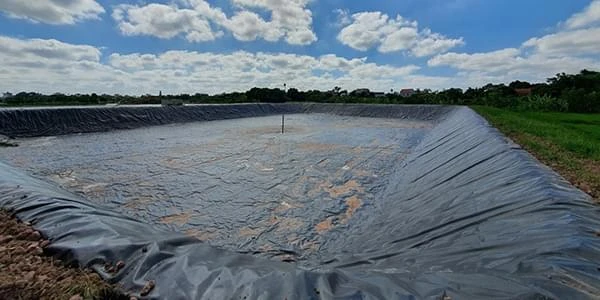 Màng HDPE dùng làm lớp lót và lớp phủ bãi rác thải, bãi chôn lấp chất thải độc hại