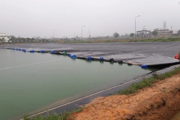 Thi công Biogas sử dụng màng chống thấm HDPE